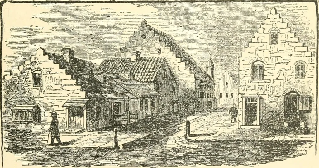 An illustration from Manhattan: historic and artistic; a six day tour of New York city;, 1892, leaf 246