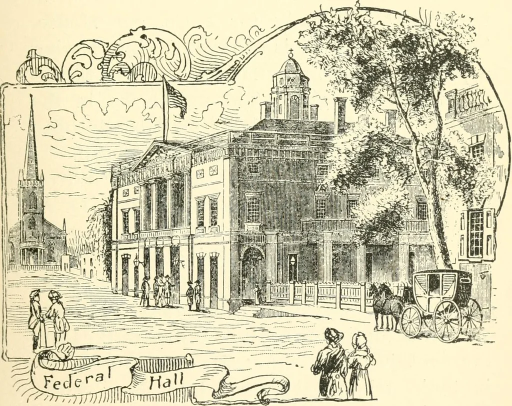 An illustration from Manhattan: historic and artistic; a six day tour of New York city;, 1892, leaf 38