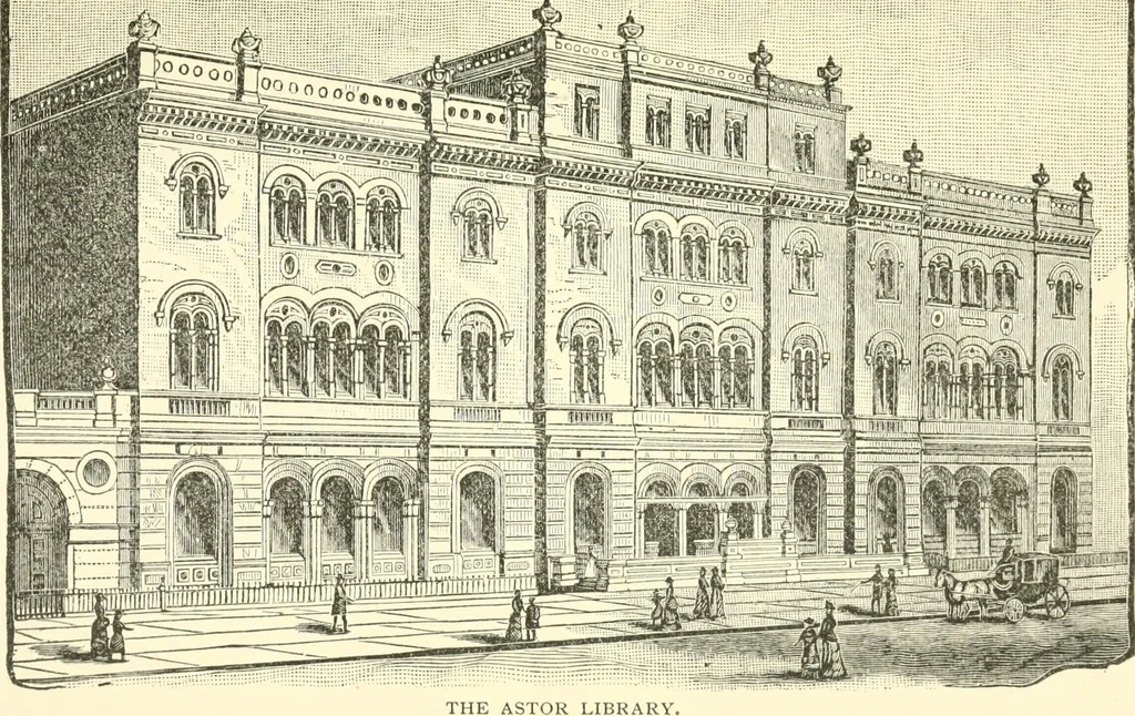 An illustration from Manhattan: historic and artistic; a six day tour of New York city;, 1892, leaf 74