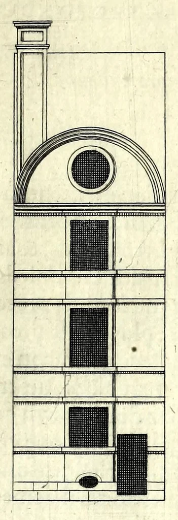 An illustration from Maniere de bastir : pour touttes sortes de personnes, 1623, leaf 17