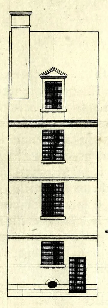 An illustration from Maniere de bastir : pour touttes sortes de personnes, 1623, leaf 19