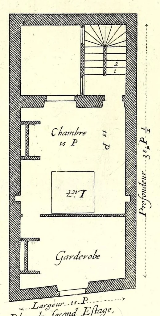 An illustration from Maniere de bastir : pour touttes sortes de personnes, 1623, leaf 21