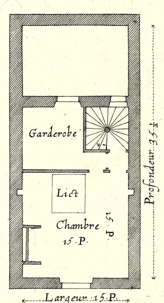 An illustration from Maniere de bastir : pour touttes sortes de personnes, 1623, leaf 23