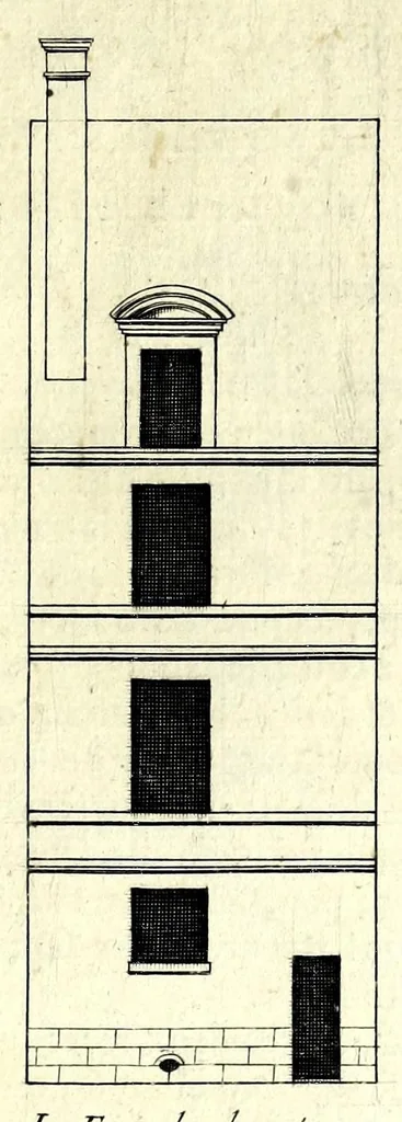 An illustration from Maniere de bastir : pour touttes sortes de personnes, 1623, leaf 25
