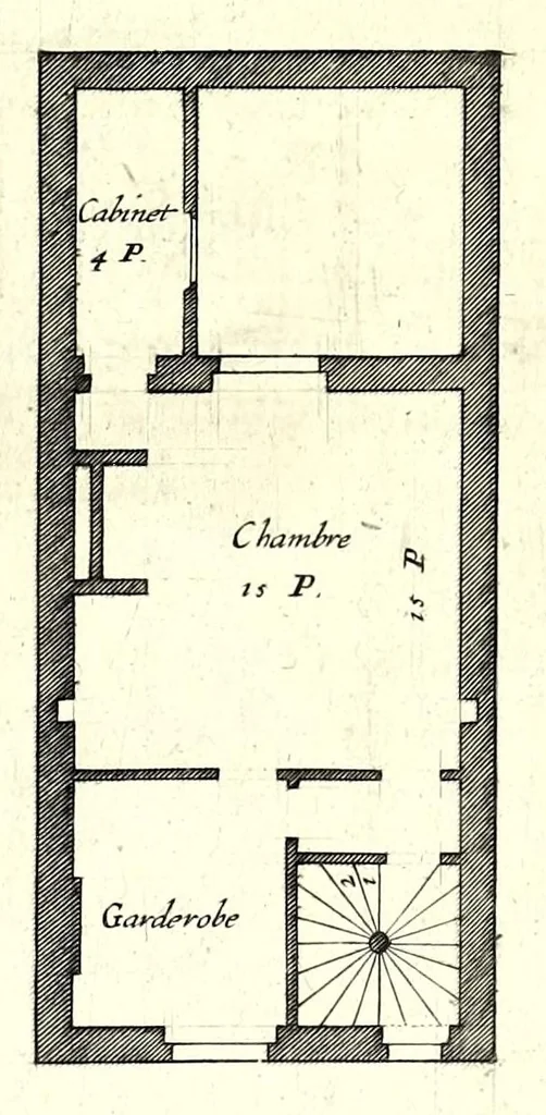 An illustration from Maniere de bastir : pour touttes sortes de personnes, 1623, leaf 25