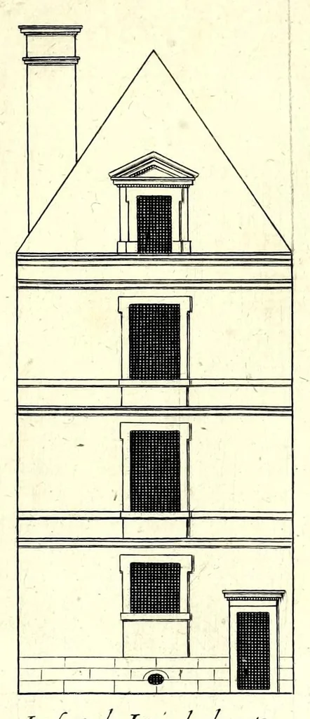 An illustration from Maniere de bastir : pour touttes sortes de personnes, 1623, leaf 27