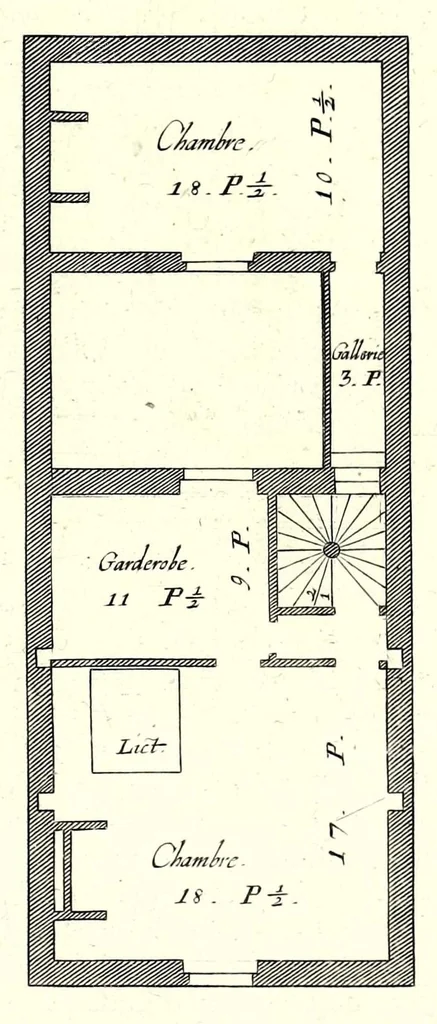 An illustration from Maniere de bastir : pour touttes sortes de personnes, 1623, leaf 27