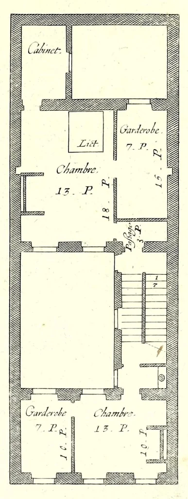 An illustration from Maniere de bastir : pour touttes sortes de personnes, 1623, leaf 29