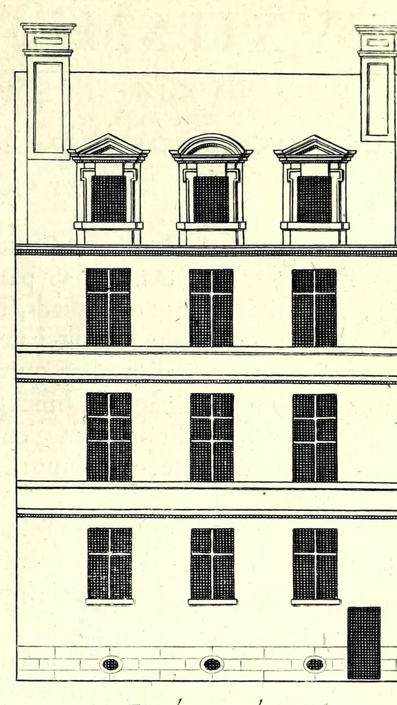 An illustration from Maniere de bastir : pour touttes sortes de personnes, 1623, leaf 31
