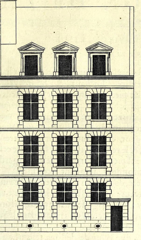 An illustration from Maniere de bastir : pour touttes sortes de personnes, 1623, leaf 33