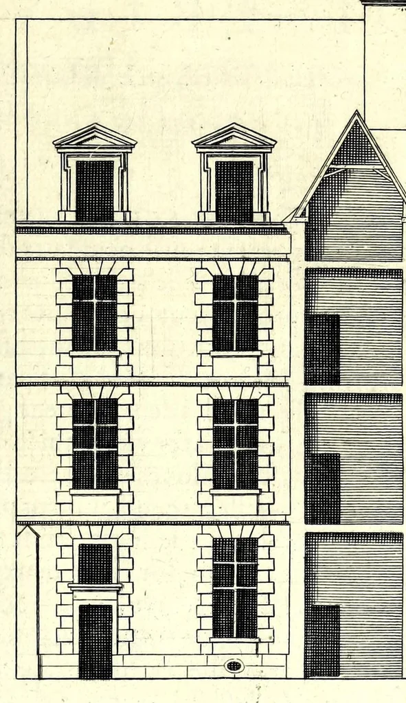An illustration from Maniere de bastir : pour touttes sortes de personnes, 1623, leaf 33
