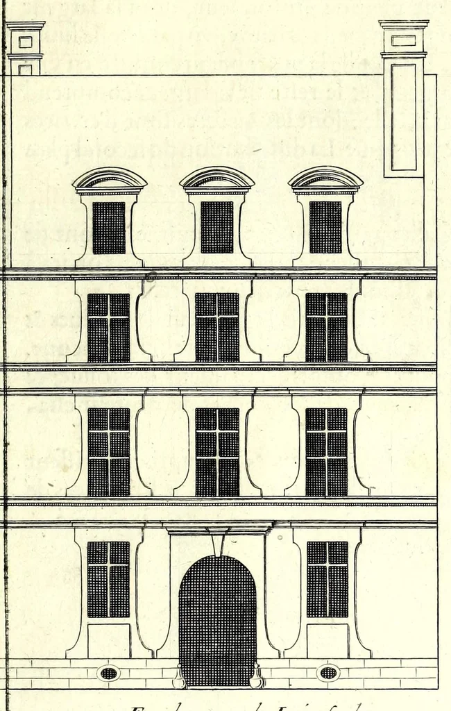 An illustration from Maniere de bastir : pour touttes sortes de personnes, 1623, leaf 37