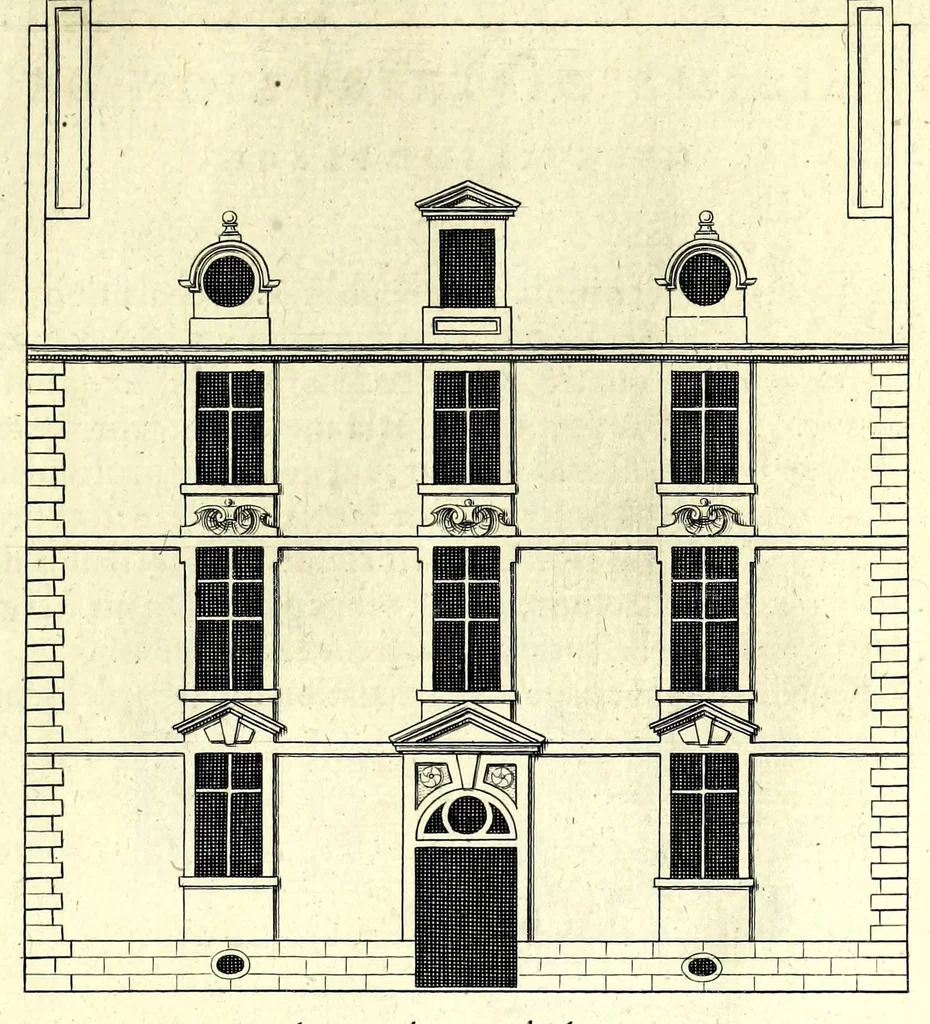 An illustration from Maniere de bastir : pour touttes sortes de personnes, 1623, leaf 47