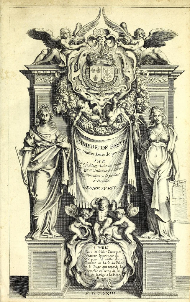 An illustration from Maniere de bastir : pour touttes sortes de personnes, 1623, leaf 5
