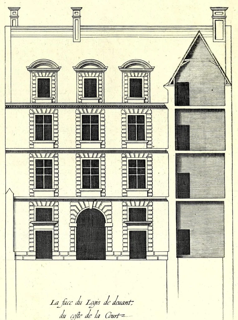 An illustration from Maniere de bastir : pour touttes sortes de personnes, 1623, leaf 55