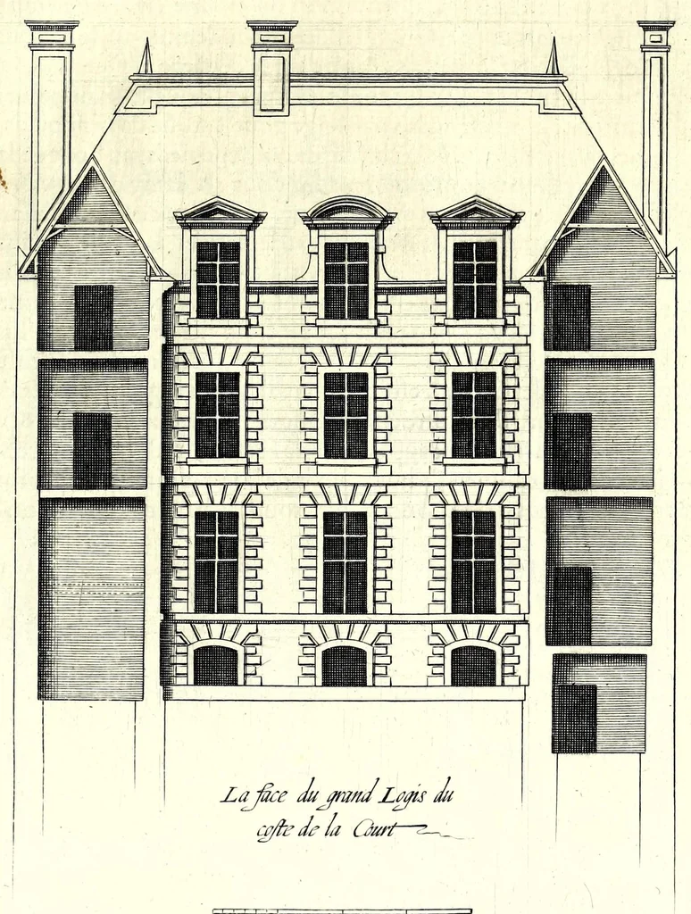 An illustration from Maniere de bastir : pour touttes sortes de personnes, 1623, leaf 65