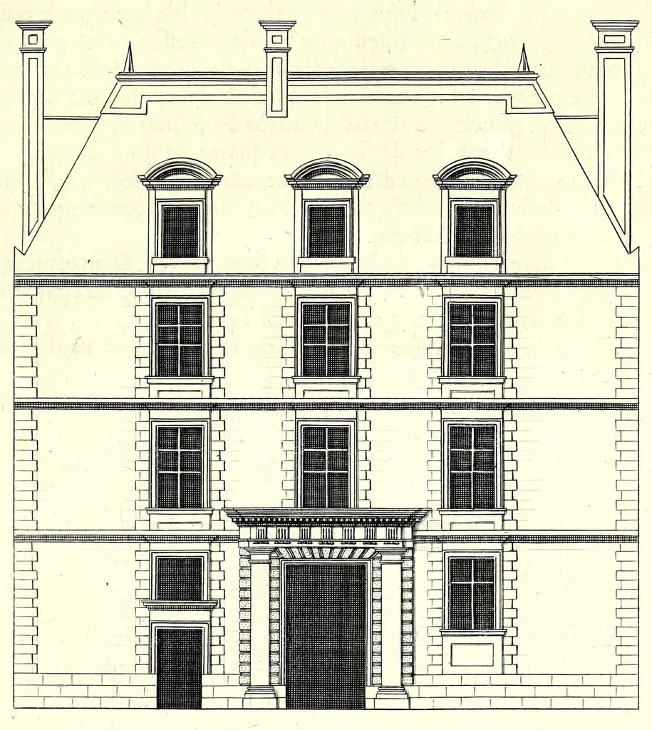 An illustration from Maniere de bastir : pour touttes sortes de personnes, 1623, leaf 79