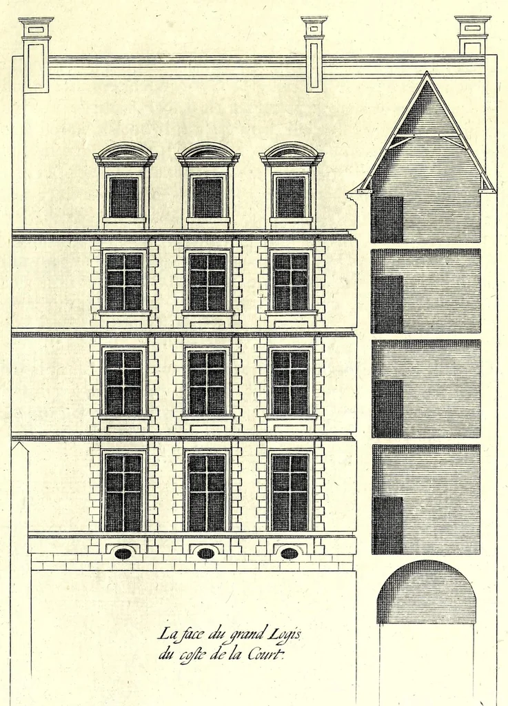 An illustration from Maniere de bastir : pour touttes sortes de personnes, 1623, leaf 81