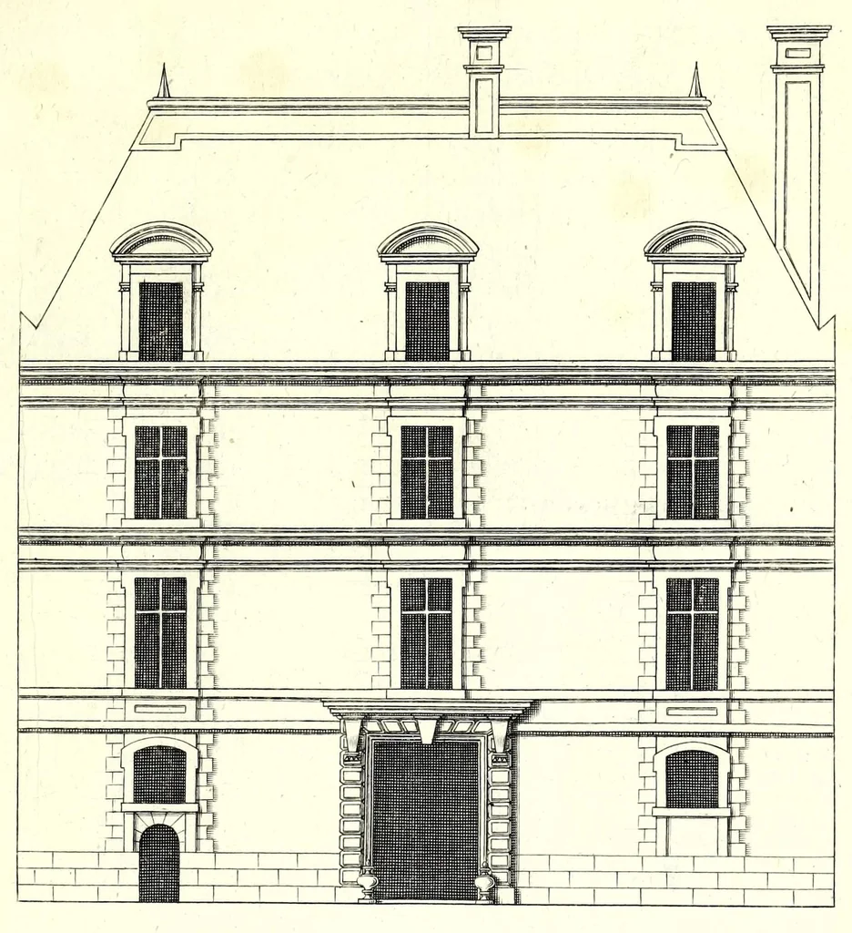 An illustration from Maniere de bastir : pour touttes sortes de personnes, 1623, leaf 87
