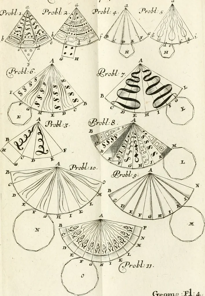 An illustration from Maniere de fortifier de Mr. de Vauban : où l'on voit de quelle méthode on se sert aujourd'hui en France, pour la fortification des places tant régulieres qu'irréguliers : en quoi cette méthode differe des autres, &c. : avec un traité de geometrie qu'on a mis à la tête, pour avoir une parfaite intelligence des fortifications, 1689, leaf 86