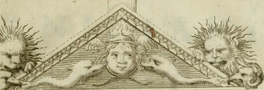 An illustration from Maniliani Bononiensis monumenti historico-mystica lectio, 1661, leaf 12