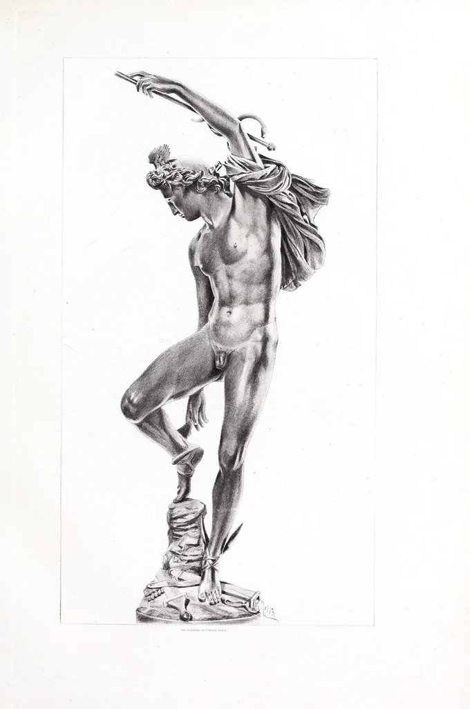 An illustration from Man in art; studies in religious and historical art, portrait and genre, 1892, leaf 185