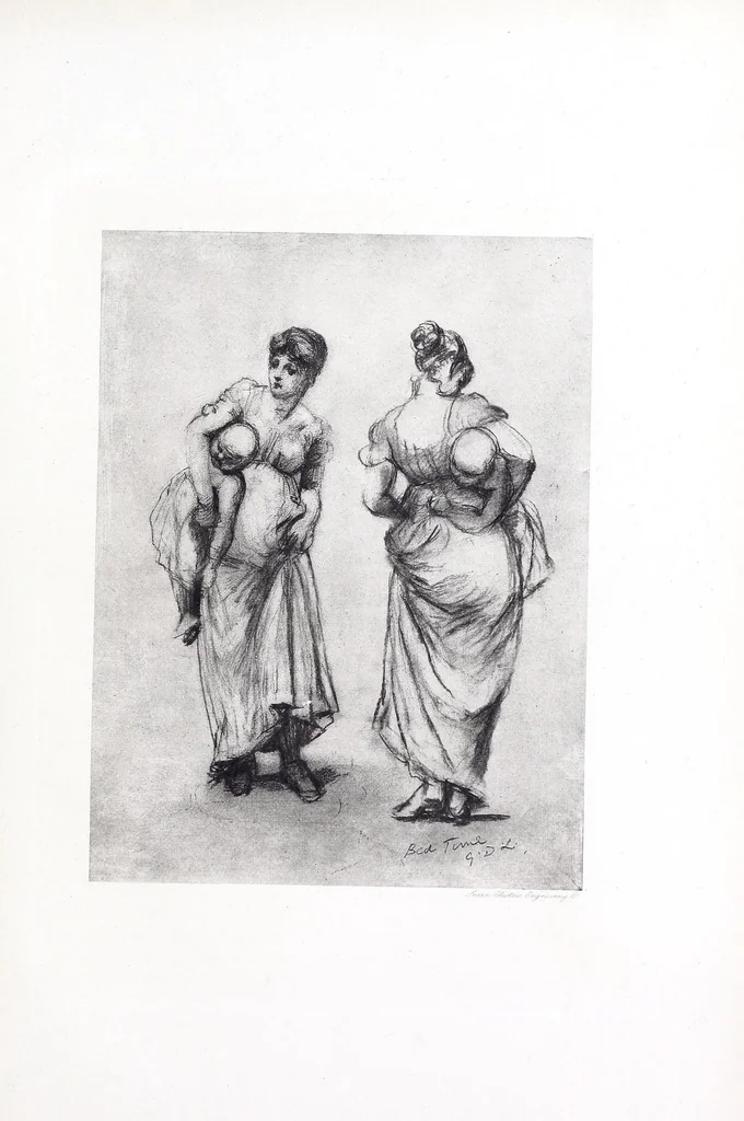 An illustration from Man in art; studies in religious and historical art, portrait and genre, 1892, leaf 547