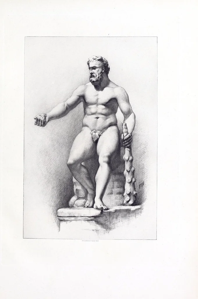 An illustration from Man in art; studies in religious and historical art, portrait and genre, 1892, leaf 61