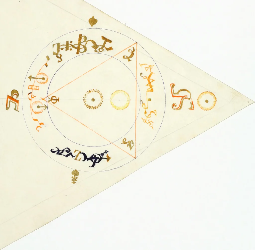 An illustration from Manly Palmer Hall collection of alchemical manuscripts, 1500-1825, 1600, leaf 12