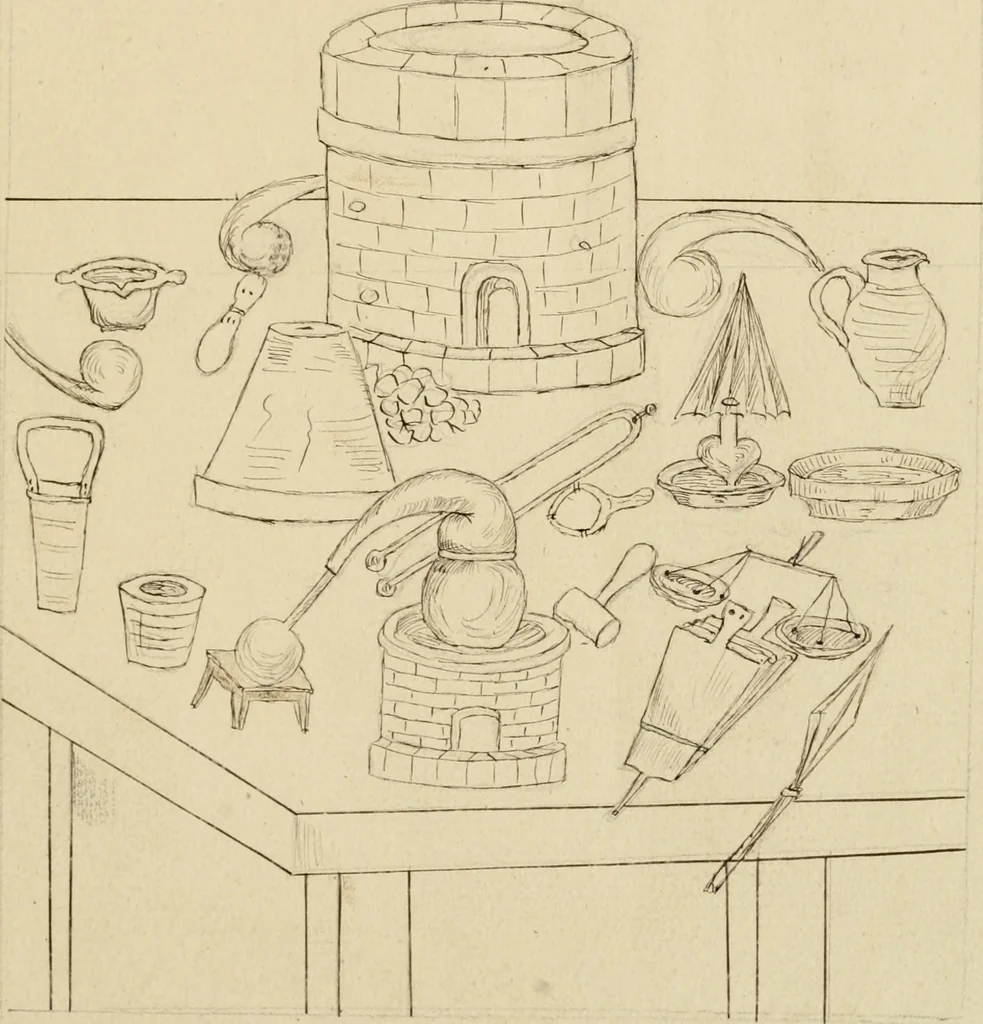 An illustration from Manly Palmer Hall collection of alchemical manuscripts, 1500-1825, 1600, leaf 10