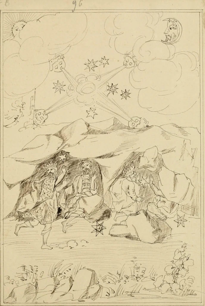 An illustration from Manly Palmer Hall collection of alchemical manuscripts, 1500-1825, 1600, leaf 222