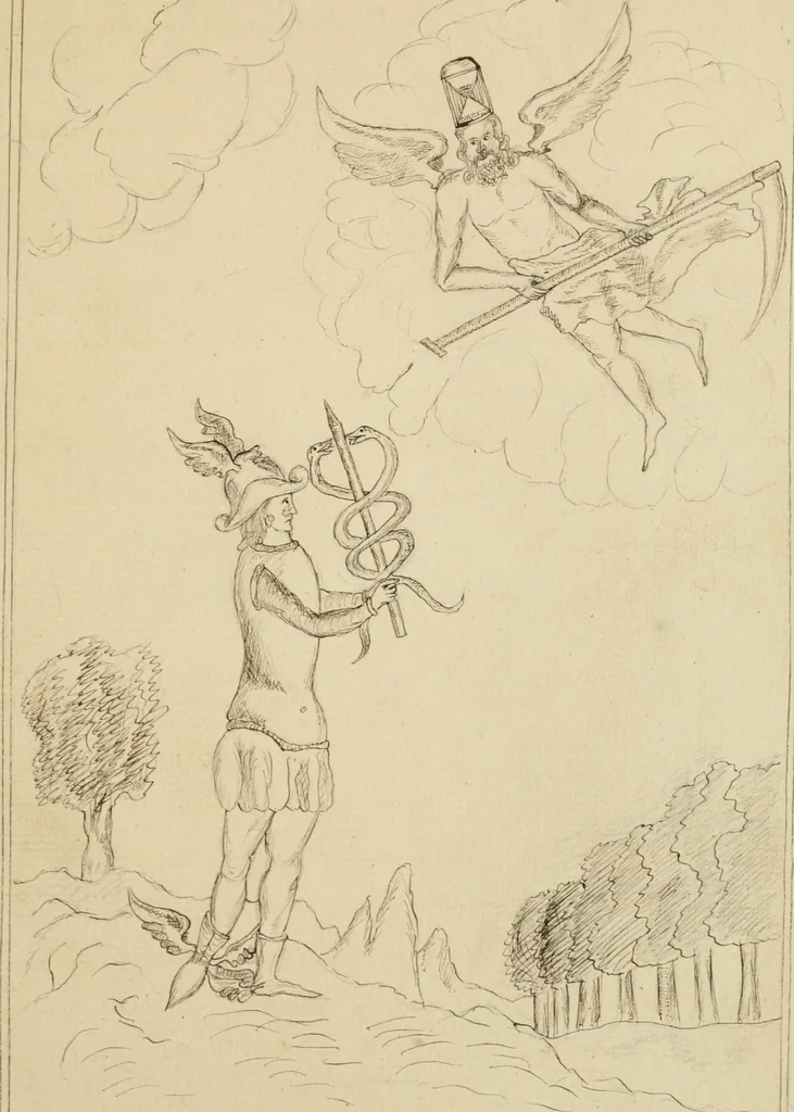 An illustration from Manly Palmer Hall collection of alchemical manuscripts, 1500-1825, 1600, leaf 28