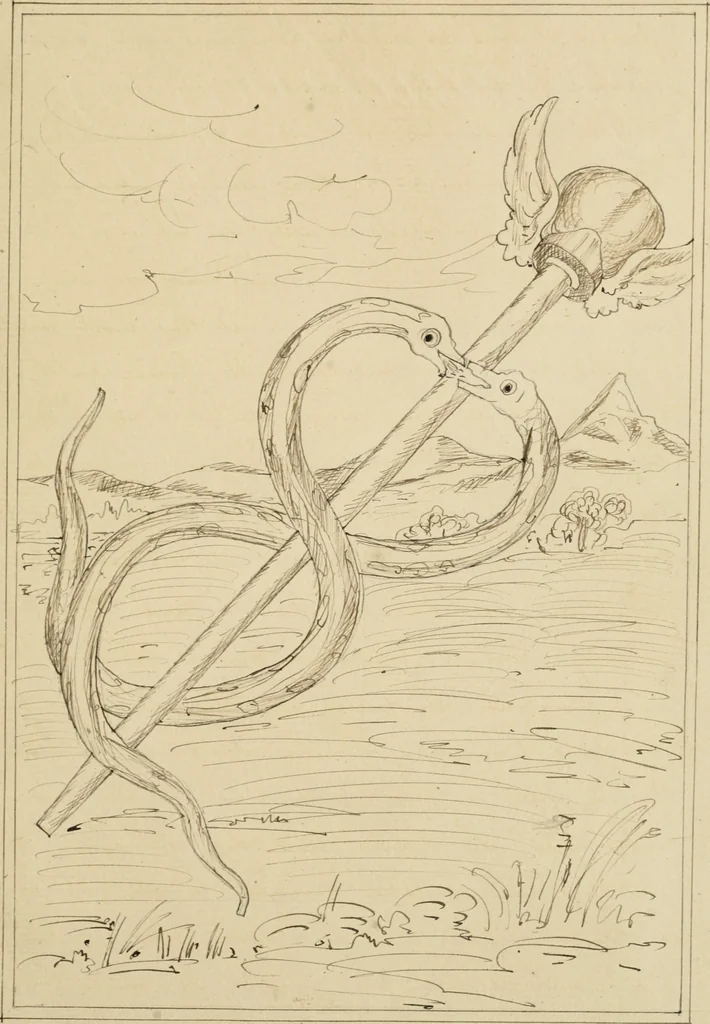 An illustration from Manly Palmer Hall collection of alchemical manuscripts, 1500-1825, 1600, leaf 38
