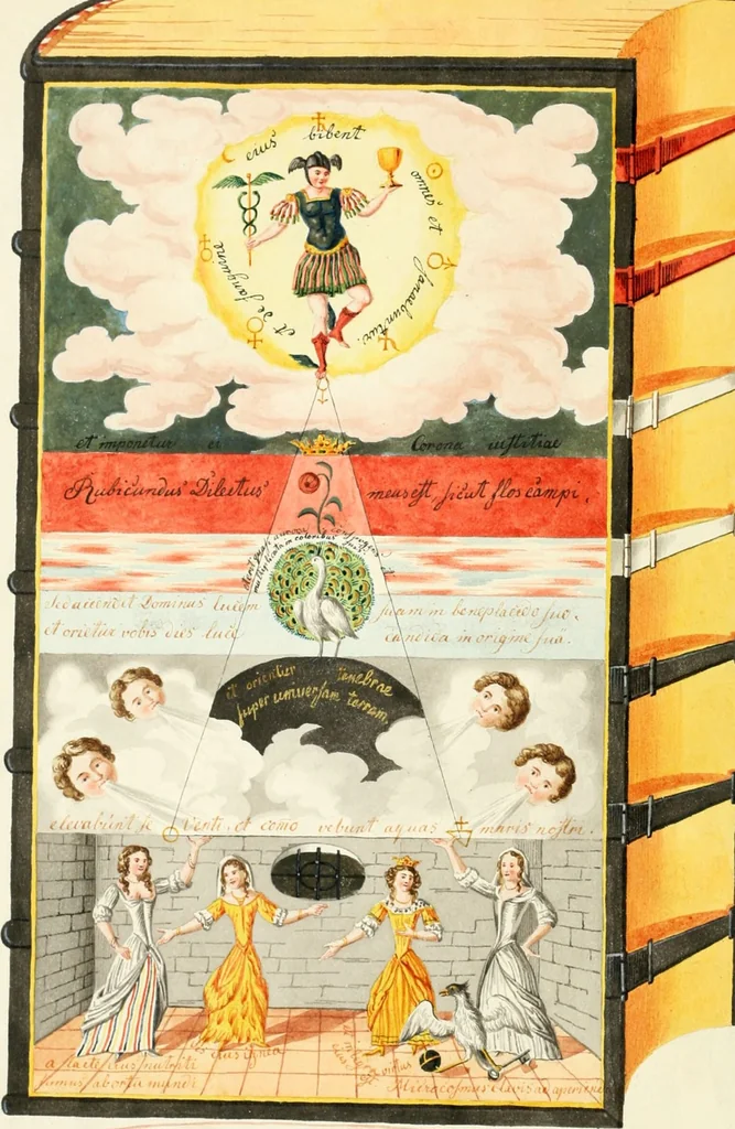 An illustration from Manly Palmer Hall collection of alchemical manuscripts, 1500-1825, 1600, leaf 6