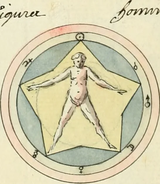 An illustration from Manly Palmer Hall collection of alchemical manuscripts, 1500-1825, 1600, leaf 9