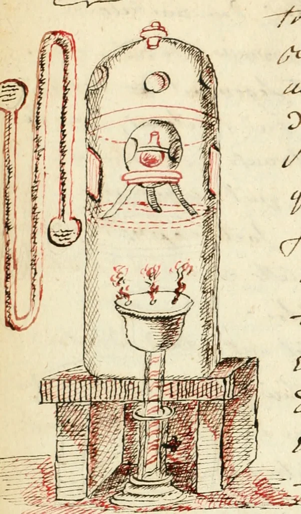 An illustration from Manly Palmer Hall collection of alchemical manuscripts, 1500-1825, 1600, leaf 45