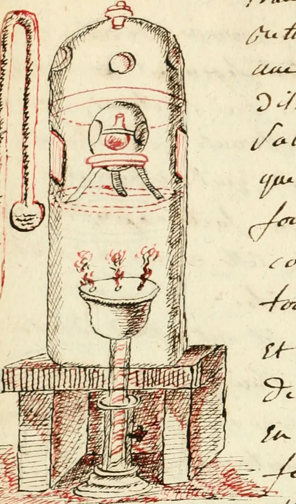 An illustration from Manly Palmer Hall collection of alchemical manuscripts, 1500-1825, 1600, leaf 46
