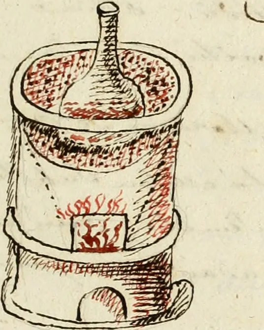An illustration from Manly Palmer Hall collection of alchemical manuscripts, 1500-1825, 1600, leaf 46