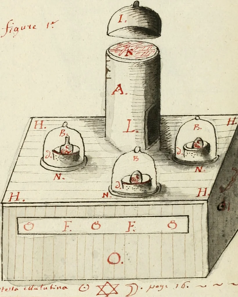 An illustration from Manly Palmer Hall collection of alchemical manuscripts, 1500-1825, 1600, leaf 99