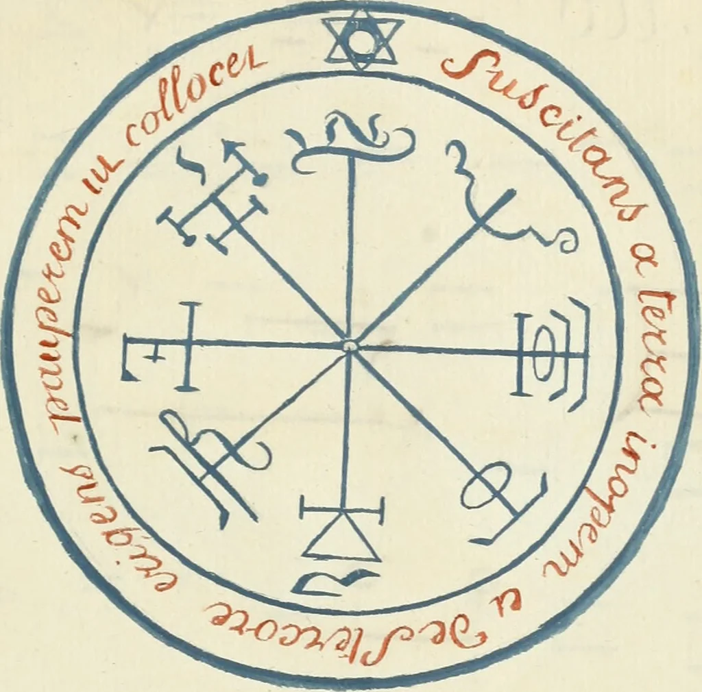 An illustration from Manly Palmer Hall collection of alchemical manuscripts, 1500-1825, 1600, leaf 34