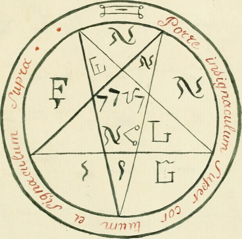 An illustration from Manly Palmer Hall collection of alchemical manuscripts, 1500-1825, 1600, leaf 46