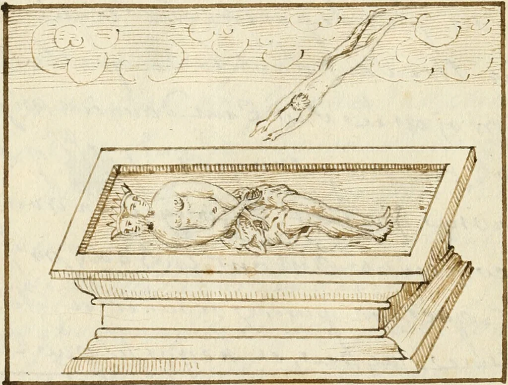 An illustration from Manly Palmer Hall collection of alchemical manuscripts, 1500-1825, 1600, leaf 128