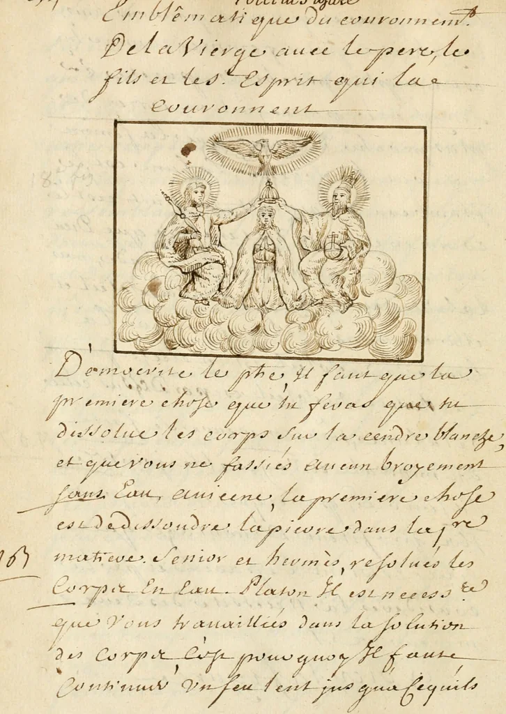 An illustration from Manly Palmer Hall collection of alchemical manuscripts, 1500-1825, 1600, leaf 264