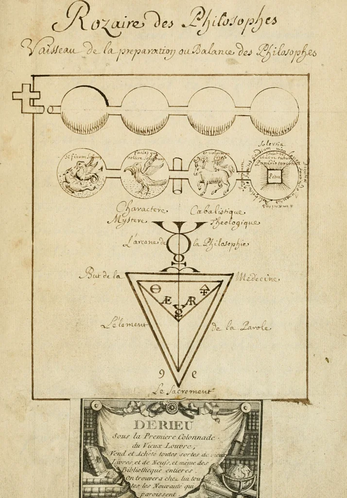 An illustration from Manly Palmer Hall collection of alchemical manuscripts, 1500-1825, 1600, leaf 9