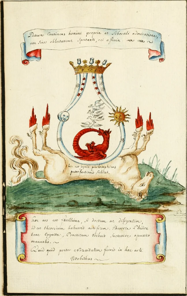 An illustration from Manly Palmer Hall collection of alchemical manuscripts, 1500-1825, 1600, leaf 8