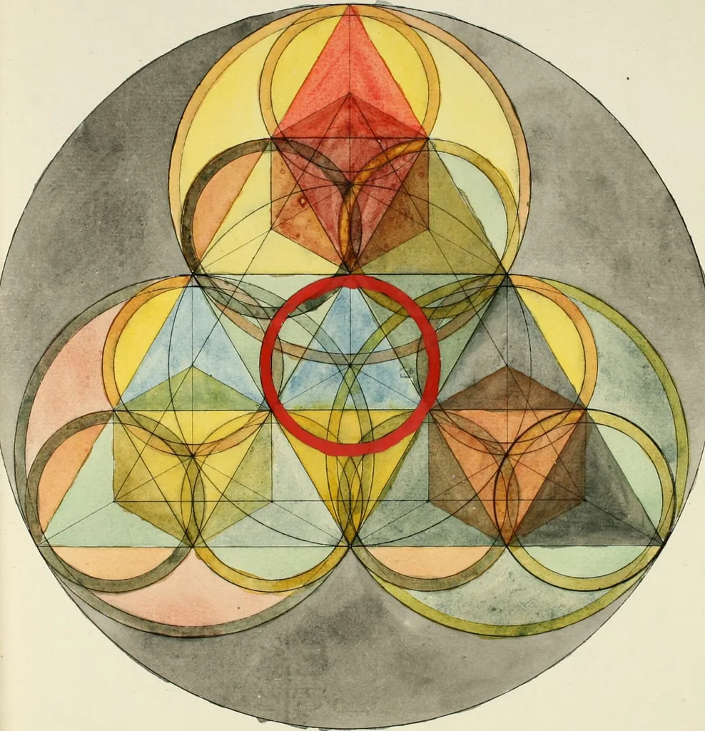 An illustration from Manly Palmer Hall collection of alchemical manuscripts, 1500-1825, 1600, leaf 9