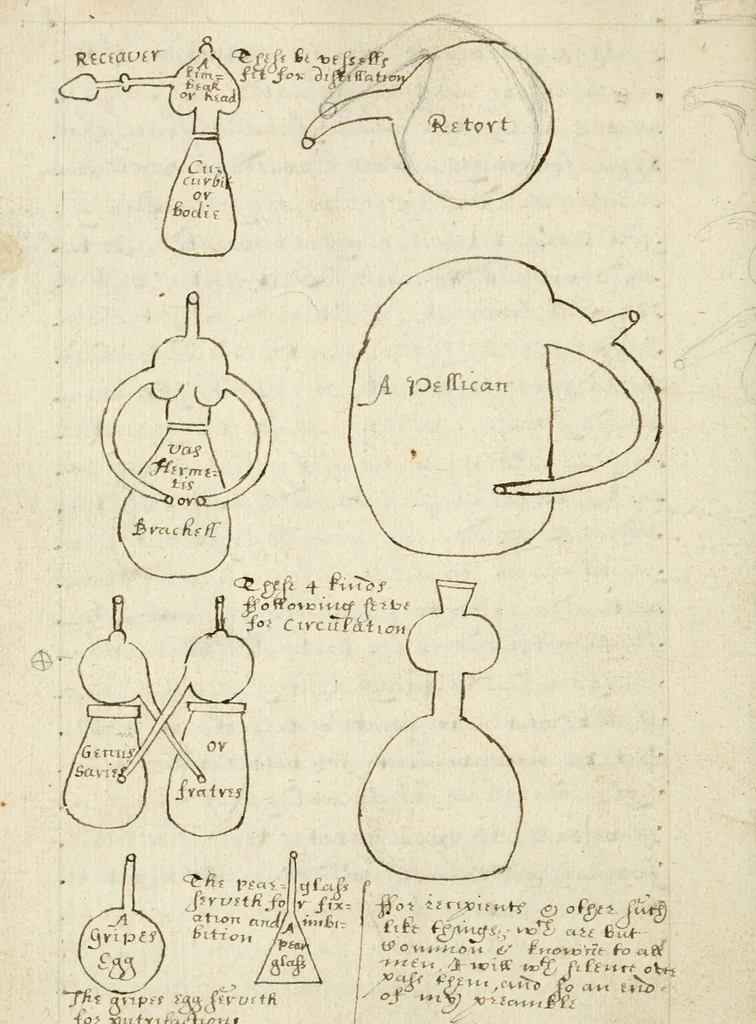 An illustration from Manly Palmer Hall collection of alchemical manuscripts, 1500-1825, 1600, leaf 180