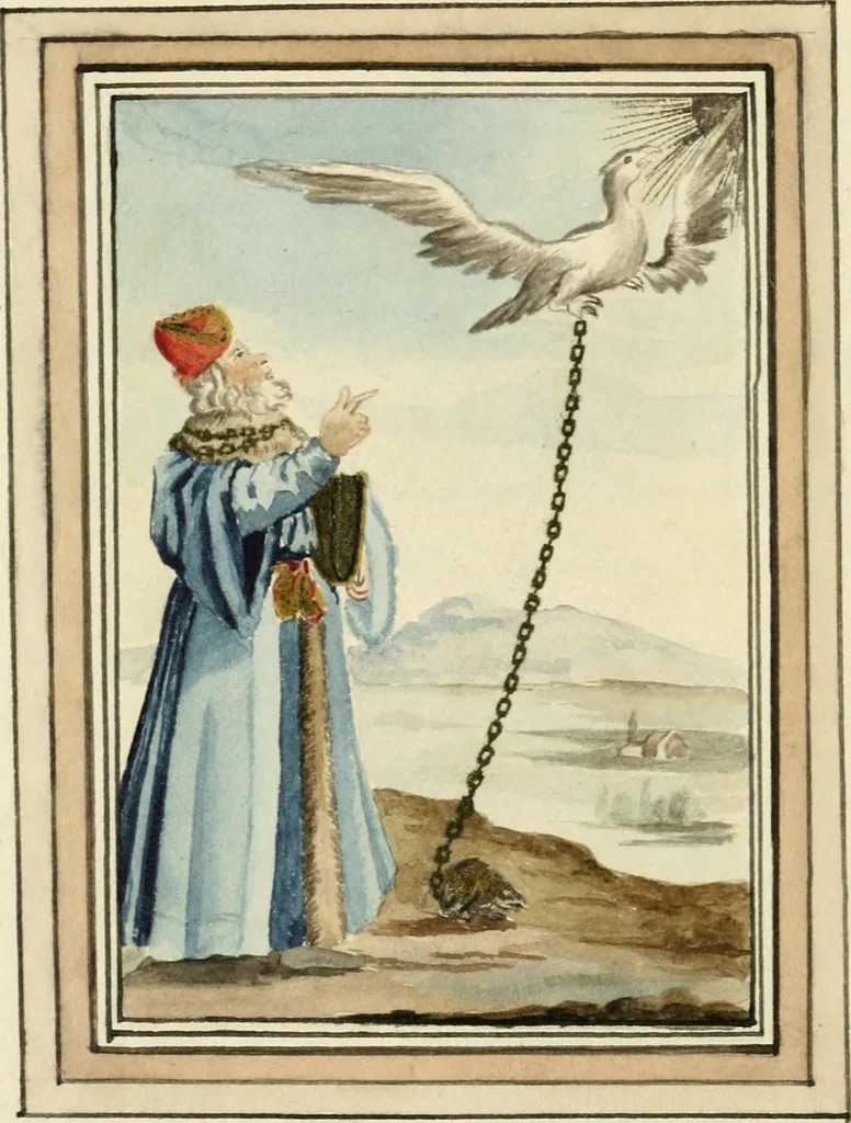 An illustration from Manly Palmer Hall collection of alchemical manuscripts, 1500-1825, 1600, leaf 201