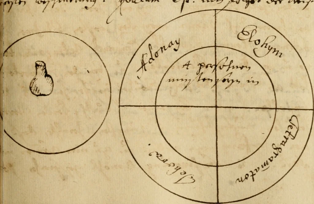 An illustration from Manly Palmer Hall collection of alchemical manuscripts, 1500-1825, 1600, leaf 118