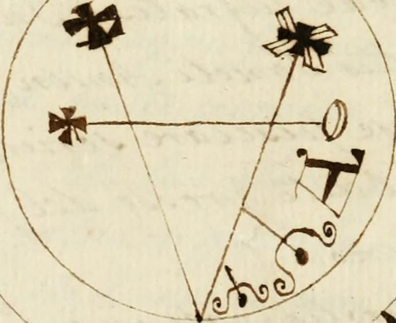 An illustration from Manly Palmer Hall collection of alchemical manuscripts, 1500-1825, 1600, leaf 218